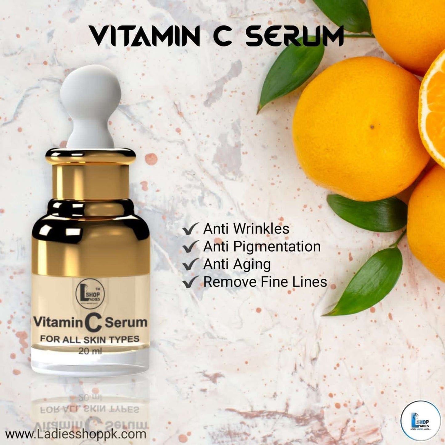 Ladiesshoppk Vitamin C Serum - 30ML