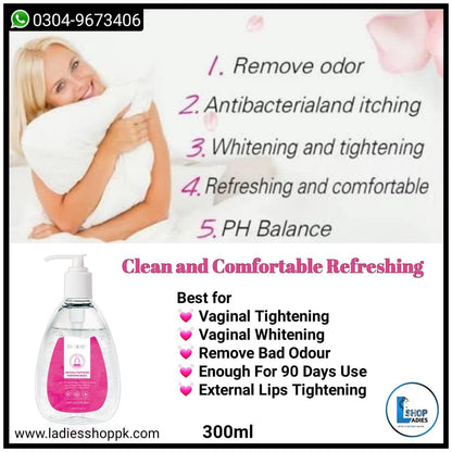 VAGINAL TIGHTENING AND WHITENING FEMININE WASH 480ML- LARGE PACK