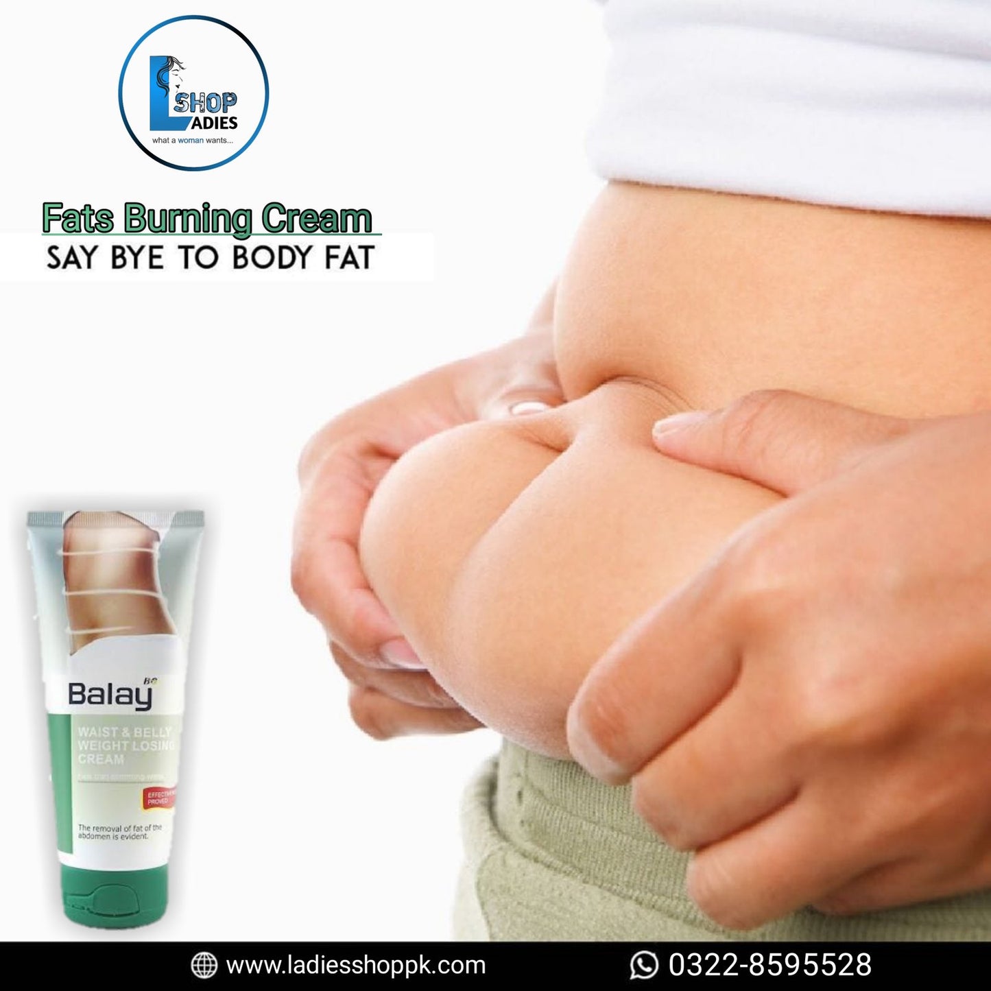 Balay Waist and Belly losing Cream | 200 ml | Original