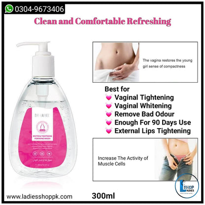 VAGINAL TIGHTENING AND WHITENING FEMININE WASH 480ML- LARGE PACK