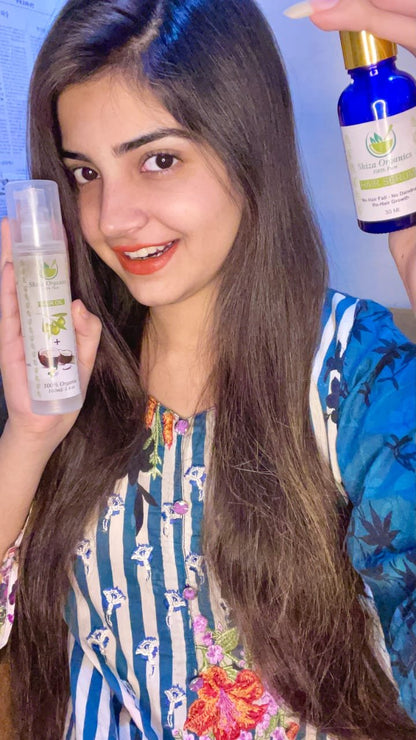 Hair oil + Hair serum + Keratin Organ Shampoo Deal 3 in 1 ( Enough For 3 Month Use )