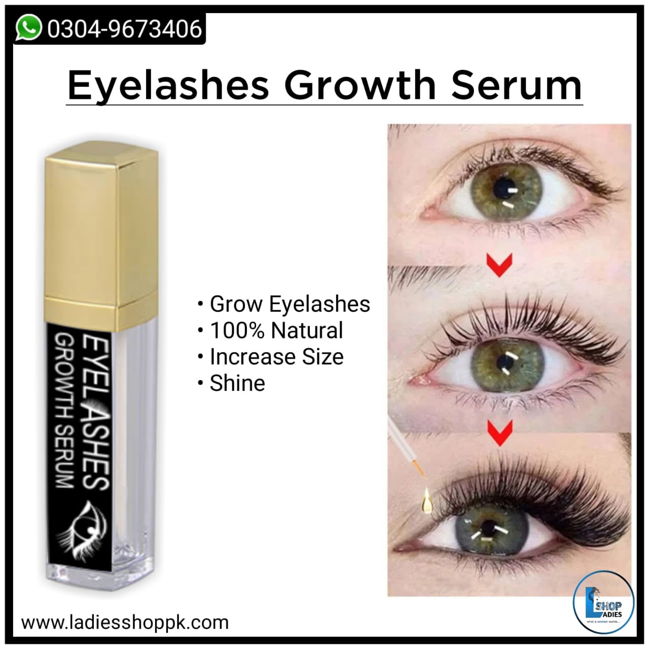 Eye Lashes Growth Serum