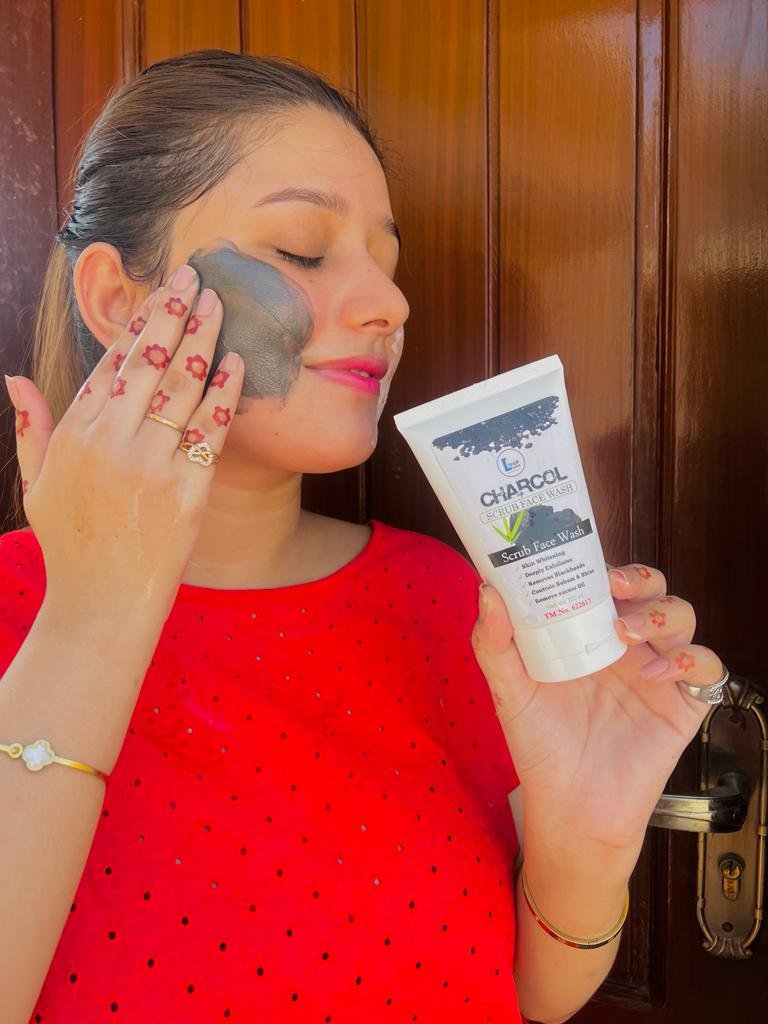 Charcol Face Wash by Ladiesshoppk - Best for Normal to Oily Skin 100ml