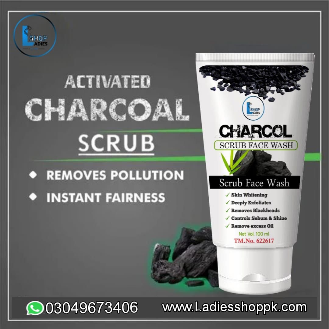 Charcol Face Wash by Ladiesshoppk - Best for Normal to Oily Skin 100ml