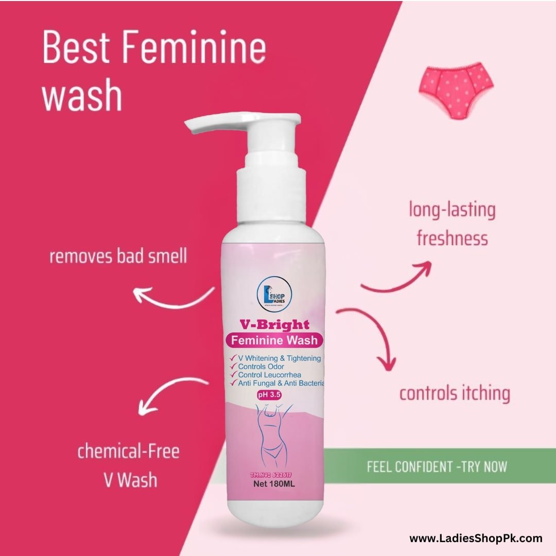 V Bright Feminine Wash By Ladiesshoppk - 130ml