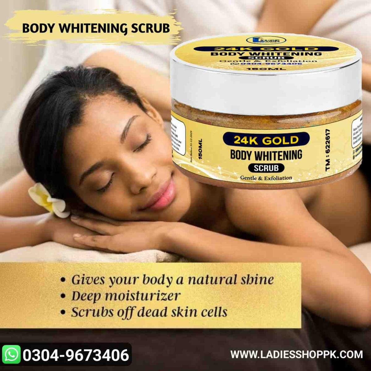 24K Gold Body Scrub