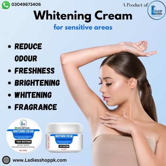 Private parts whitening cream by Ladiesshoppk - 50ml