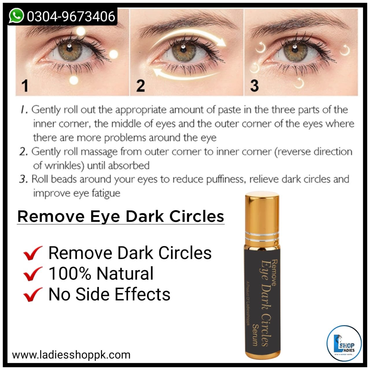 Eye Dark Circle Remove Roller