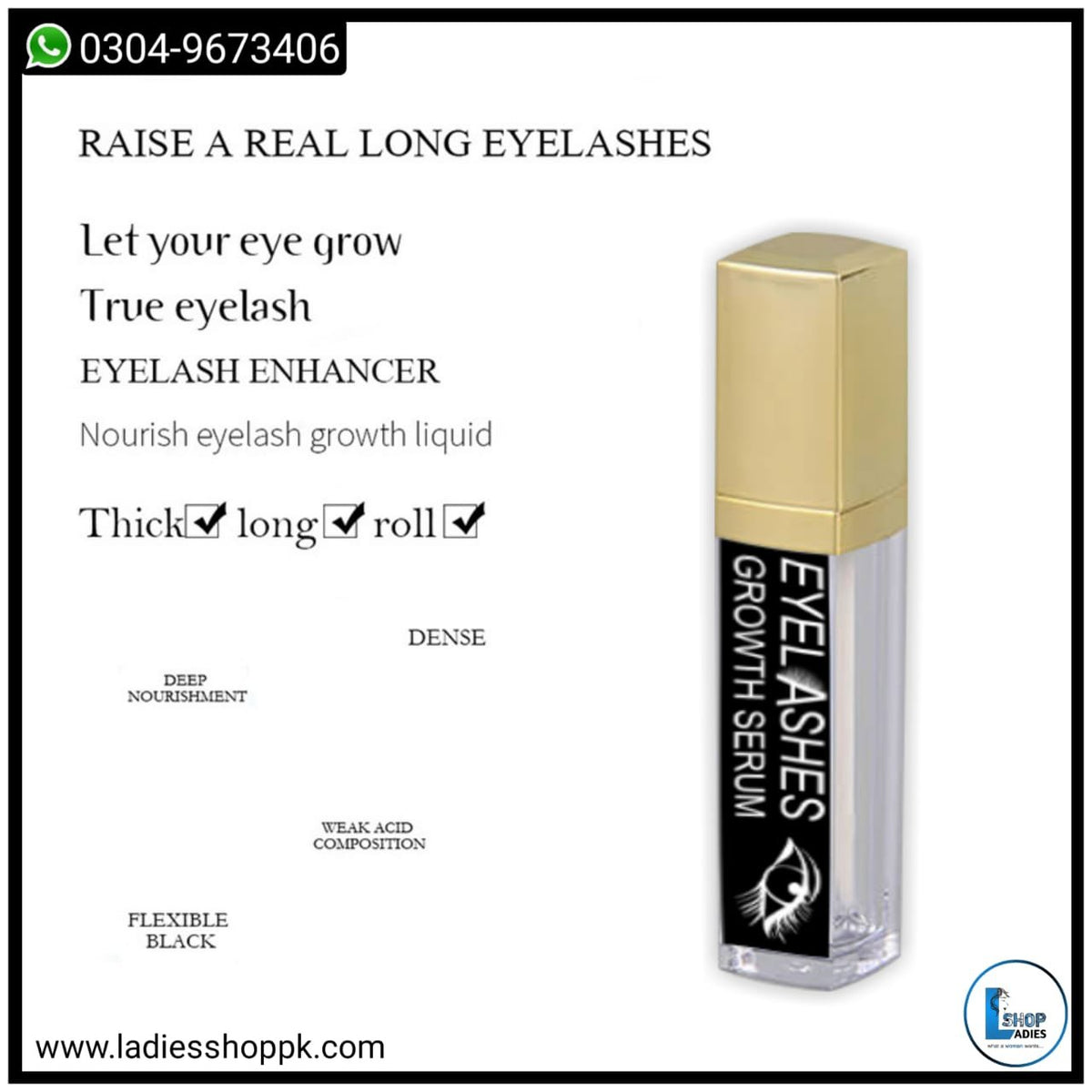Eye Lashes Growth Serum