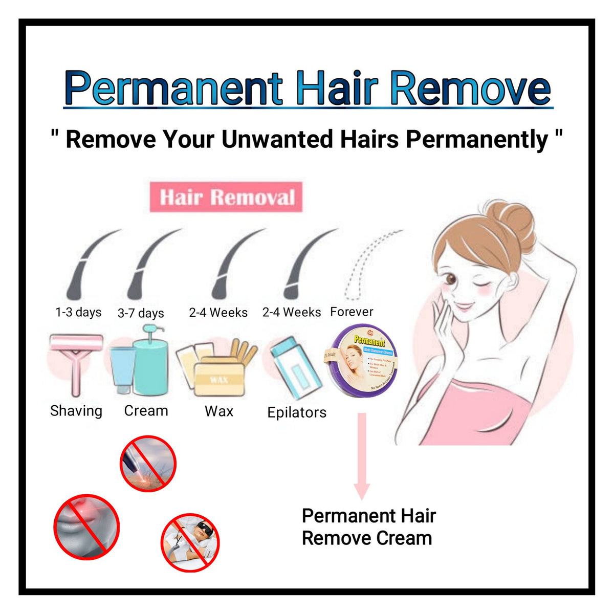 Permanent Hair Remove Cream | Original