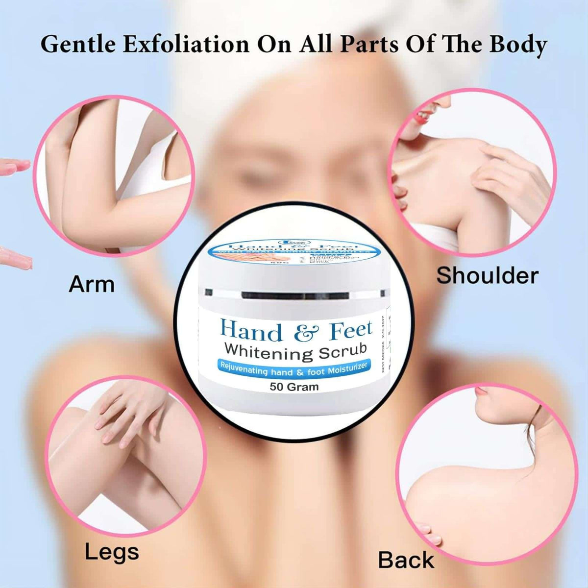 Hand And Feet Body Whitening Scrub