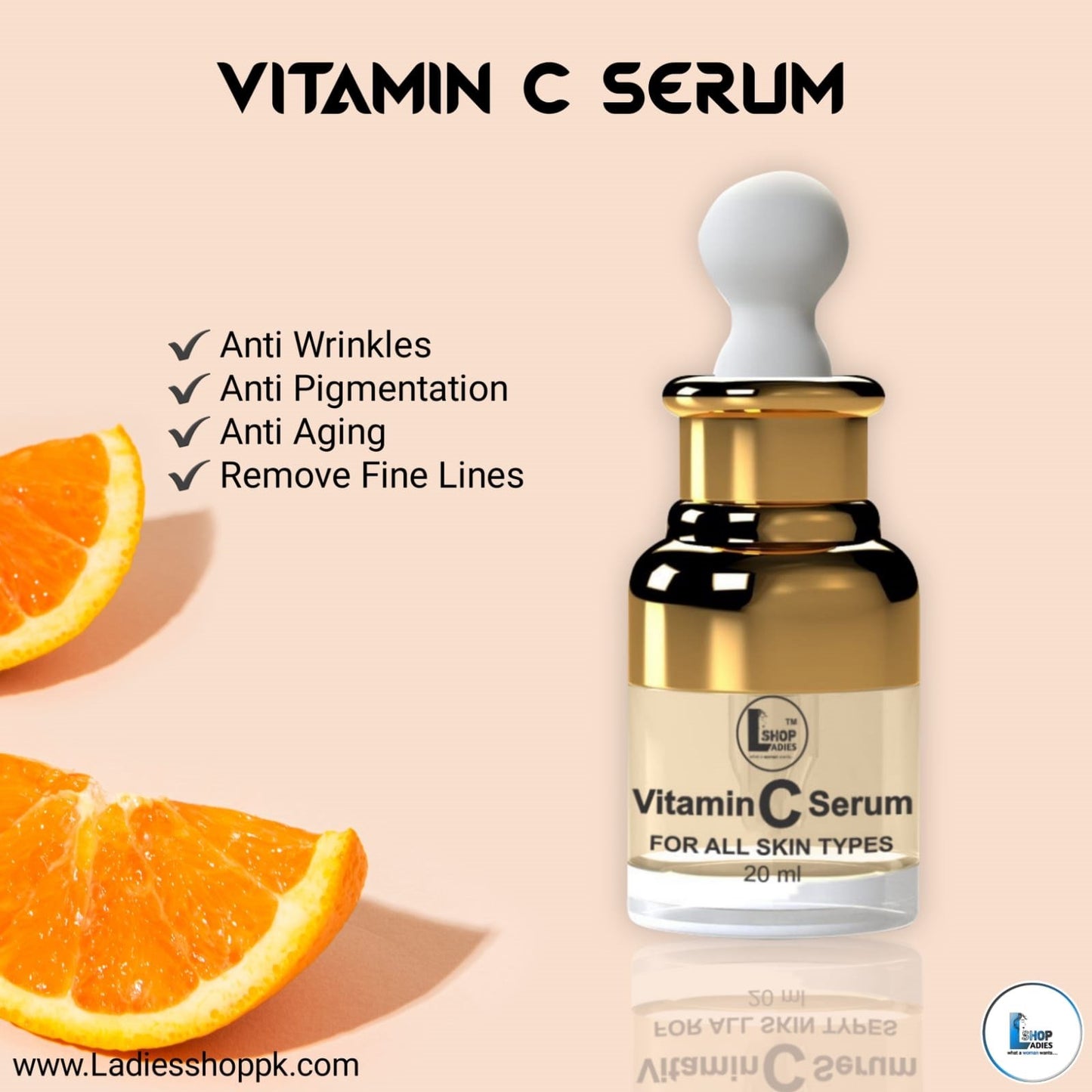 Ladiesshoppk Vitamin C Serum - 30ML