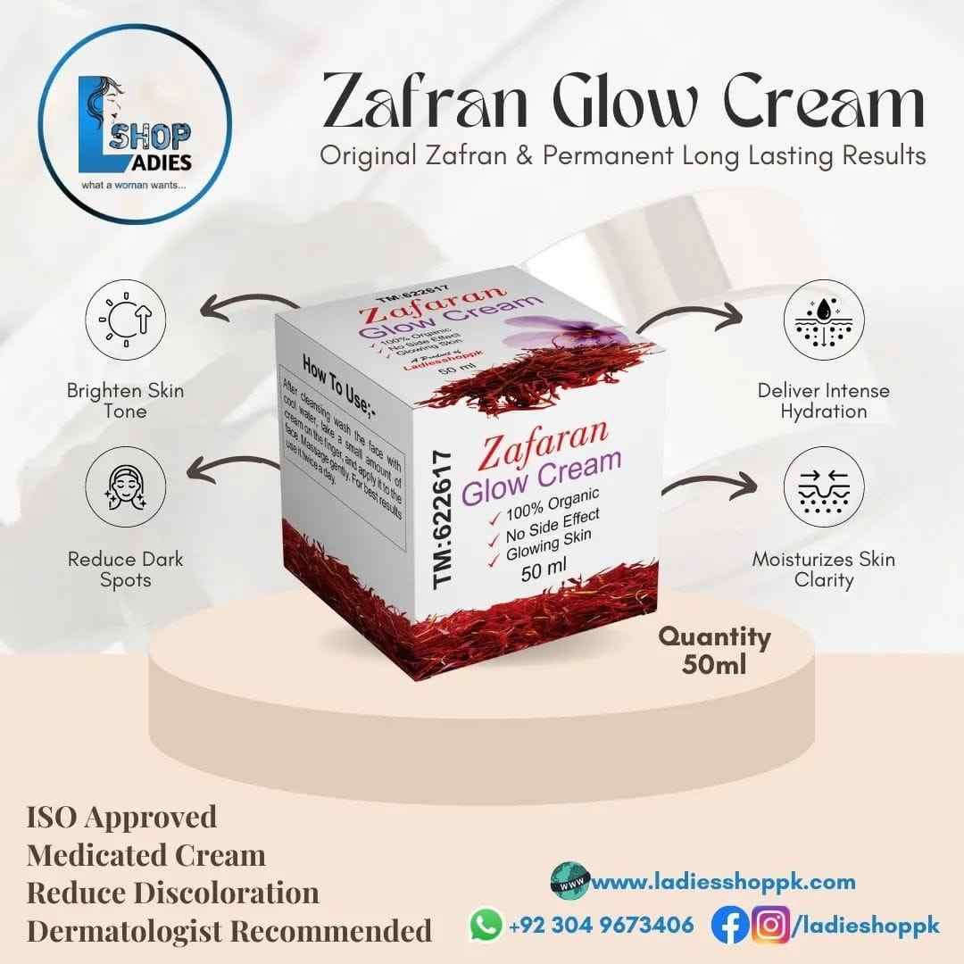 Zafran Face Glow Cream + Zafran Face Wash (Combo Deal)