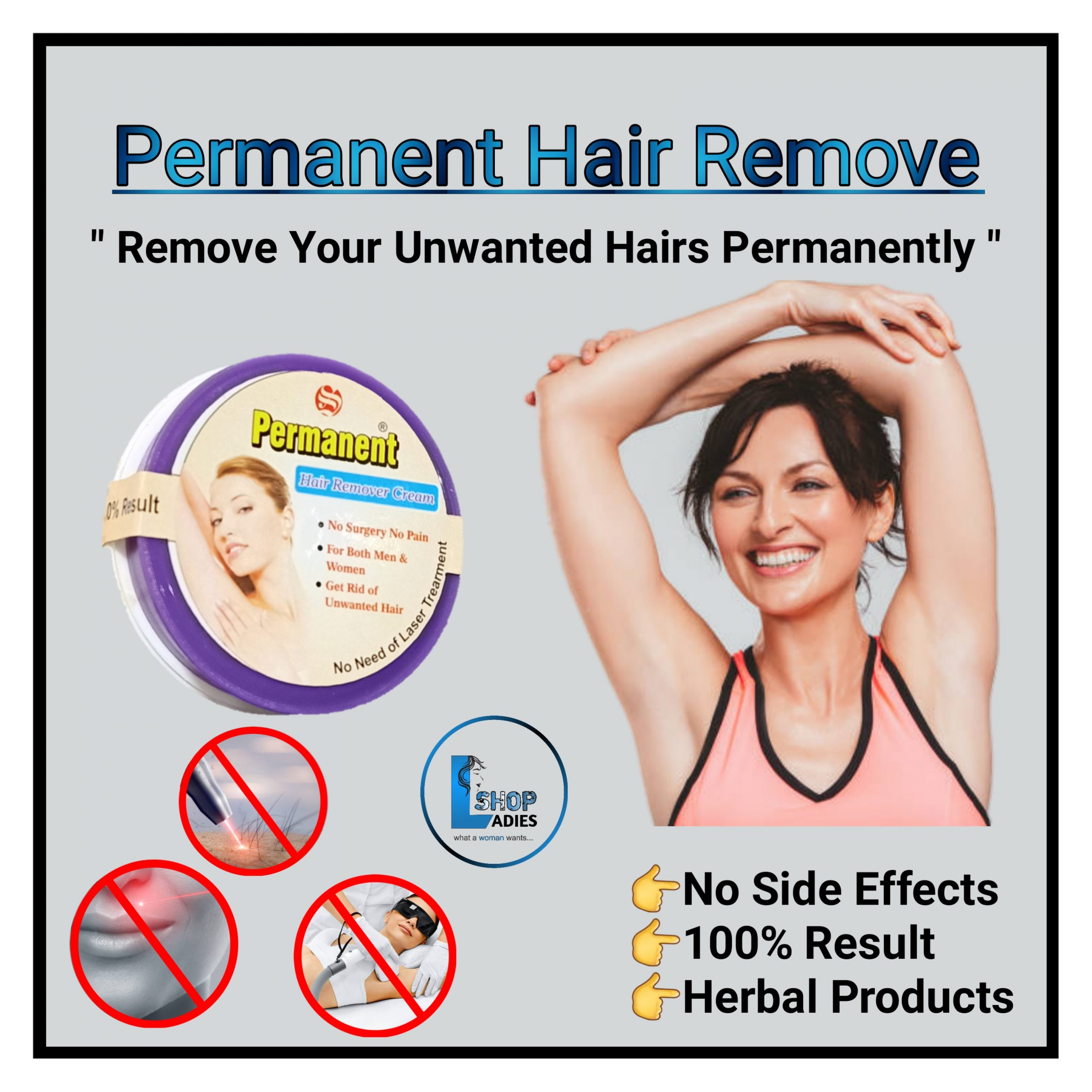 Permanent Hair Remove Cream | Original – Ladies Shop