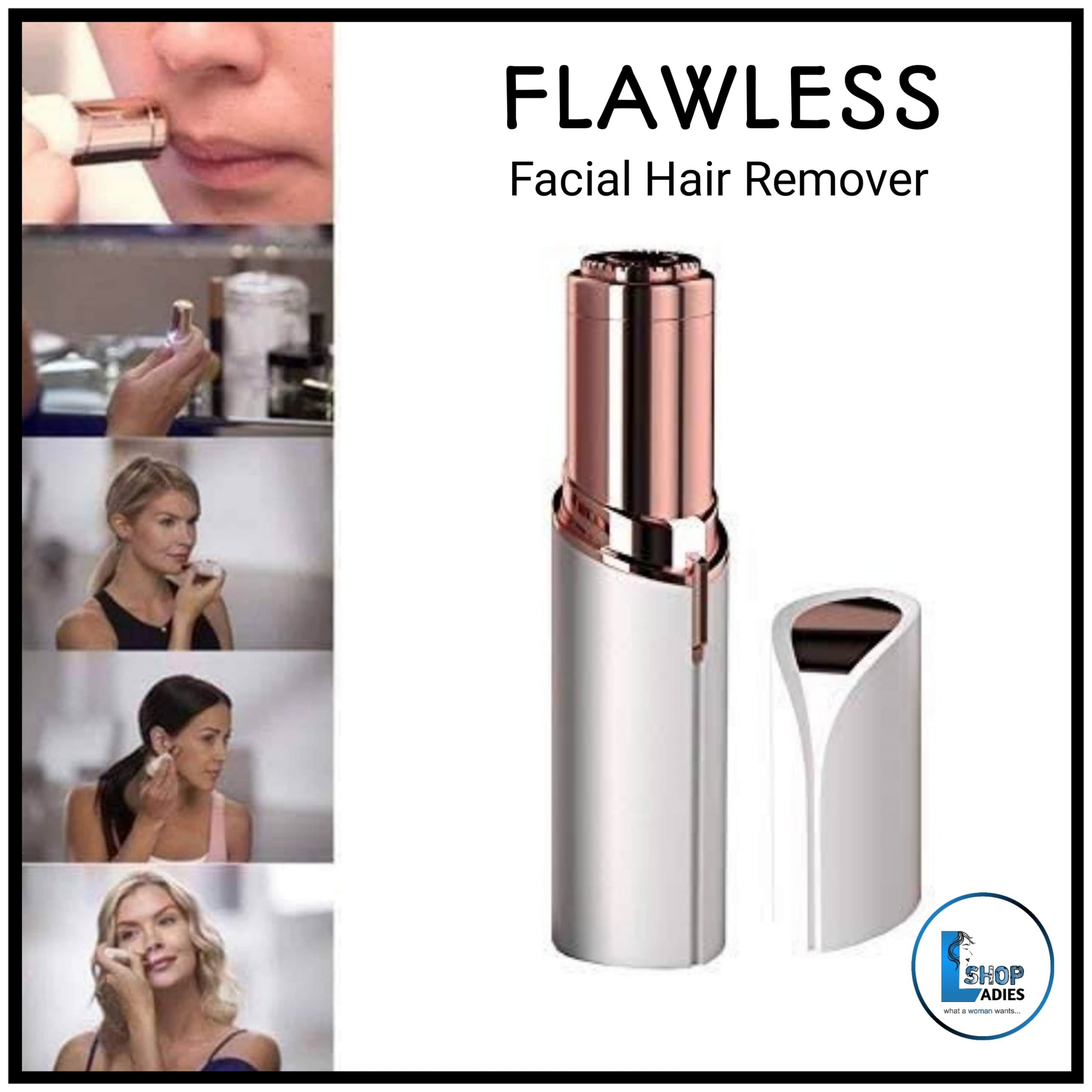 Flawless Facial Hair Remover Machine ( Charging / Battery ) – Ladies Shop