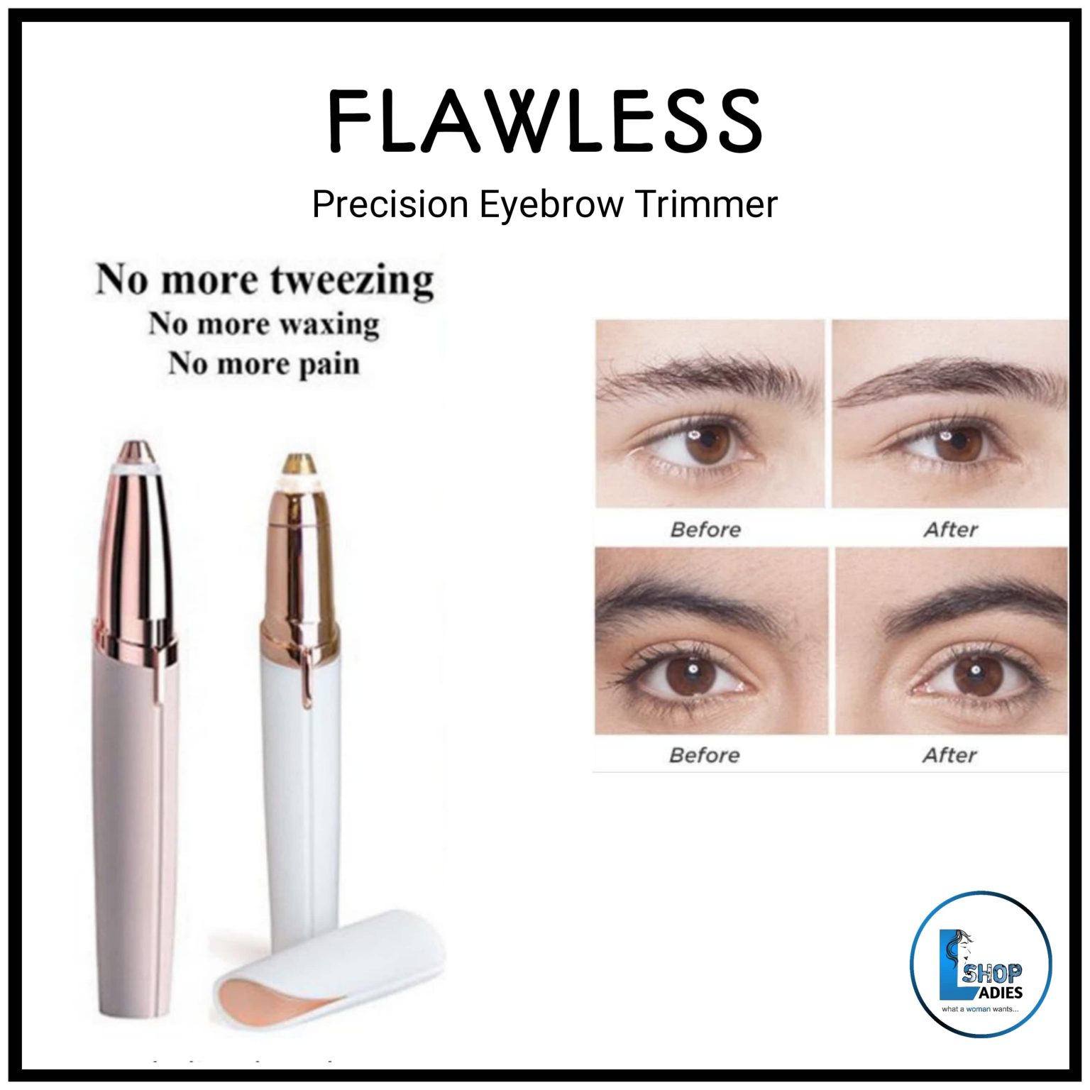 flawless brow trimmer