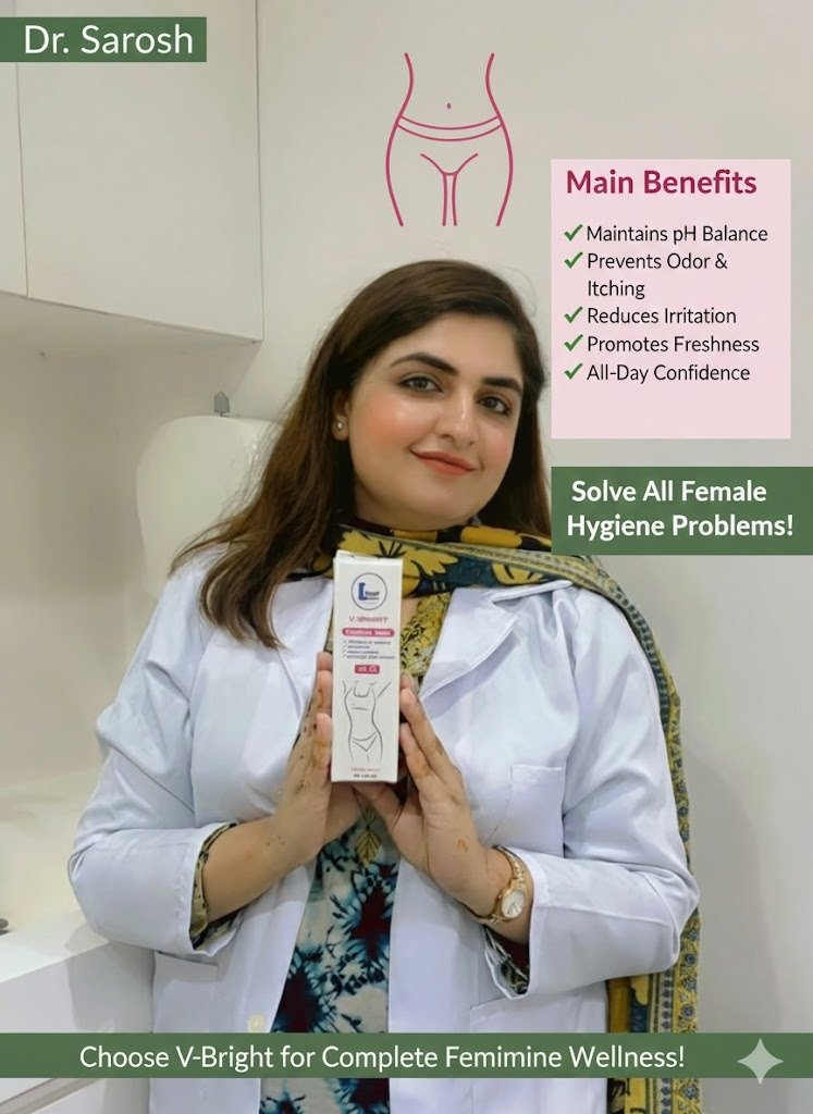 V Bright Feminine Wash By Ladiesshoppk - 130ml