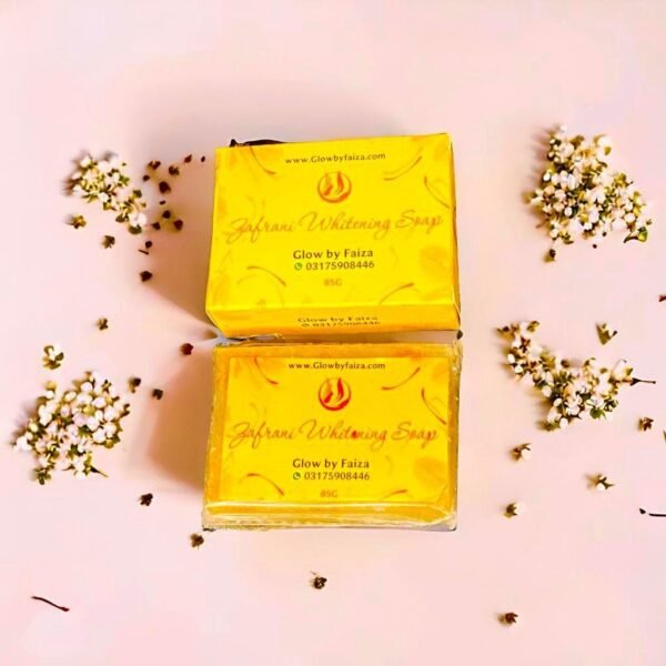 Zafrani Face Whitening Soap 100gram - Image 3